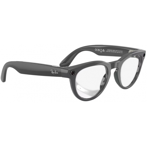 Умные очки Ray-Ban Meta* Headliner Gen 2 Shiny Asteroid Grey, Фотохромные линзы Clear to Emerald Transitions (RW4013), размер M